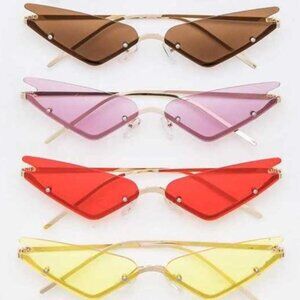 Cat Eye Skinny Sunglasses